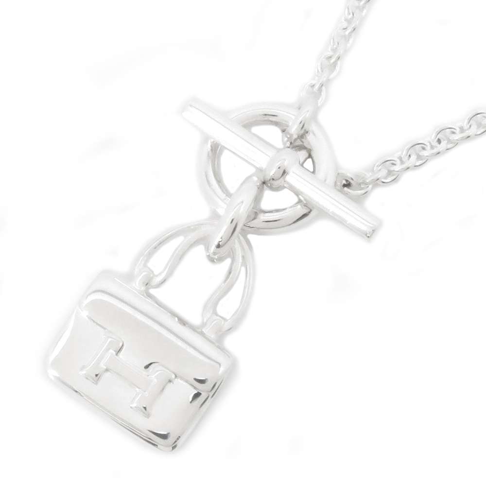 ◇エルメス◇新品仕上済 925 アミュレット コンスタンス ネックレス シルバー HERMES エルメス ネックレス アミュレット コンスタンス
