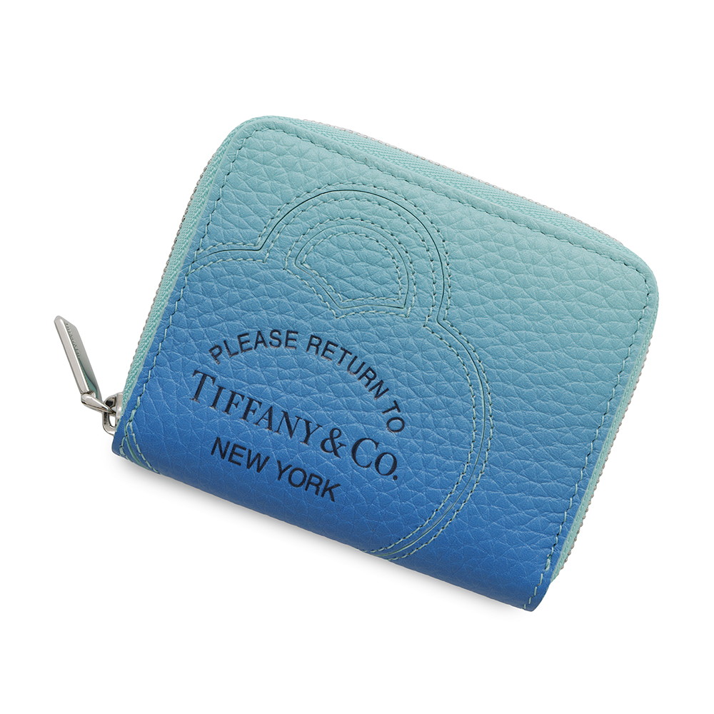 TIFFANY　ラウンドファスナー　コインケース　ミニ財布　ティファニーブルー 楽天市場】【新品同様】TIFFANY & CO. ティファニー リターン