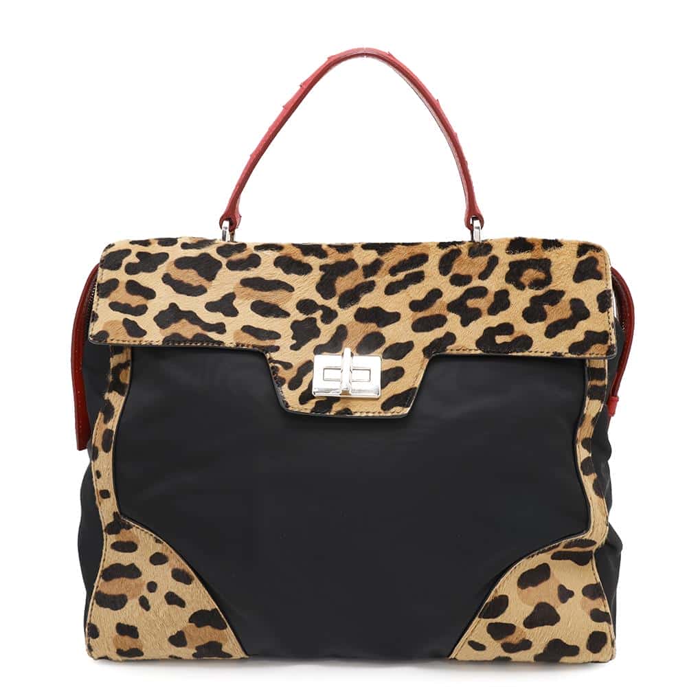 楽天市場】【バッグ】PRADA プラダ レオパード ヒョウ柄 豹柄