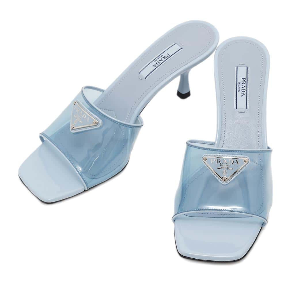 c*y様 新品☆プラダ☆ミュール サンダル　 未使用 超美品 楽天市場】プラダ PRADA パデッドナッパレザー トライアングル