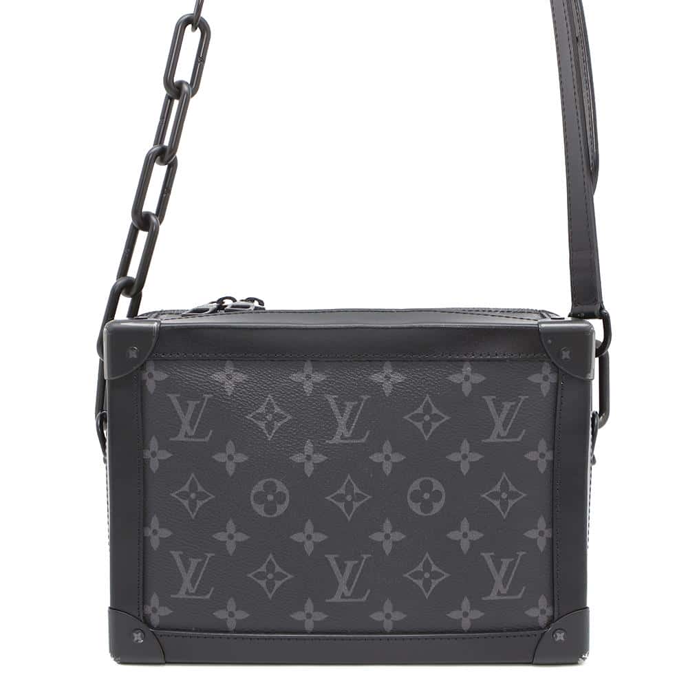 新作メンズ*LV*モノグラム トランク ショルダーバッグ M69838 ソフトトランク・ウォレット モノグラム・エクリプス｜ルイ