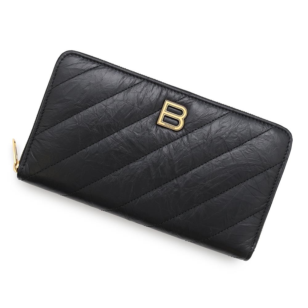 ❗【流離　お値下げ❗】BALENCIAGA クロコ型押し　長財布 クロコダイル BALENCIAGA(バレンシアガ) 財布・小物(レディース