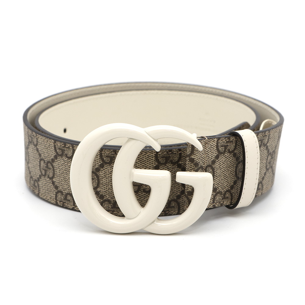 楽天市場】GUCCI グッチ Gバックル レディースベルト レザー 黒