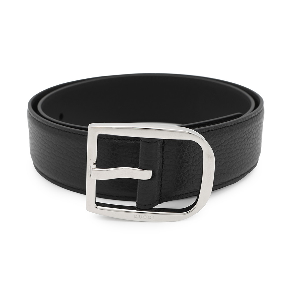 Gucci ロゴバックルベルト 刻印付き 32サイズ 約100cm dc9b8e4cf94c1a18b612d60d80320e