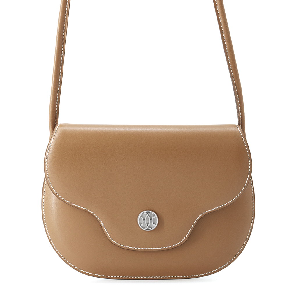 HERMES ブラウンレザーショルダーバッグ~~ Hermes Birkin bag 30 Alezan Clemence leather Silver hardware | L