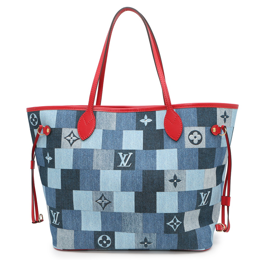 未使用級　現行　LOUIS VUITTON　デニム　モノグラム　ウォッシュド　L 未使用級 現行 LOUIS VUITTON デニム モノグラム ウォッシュド L
