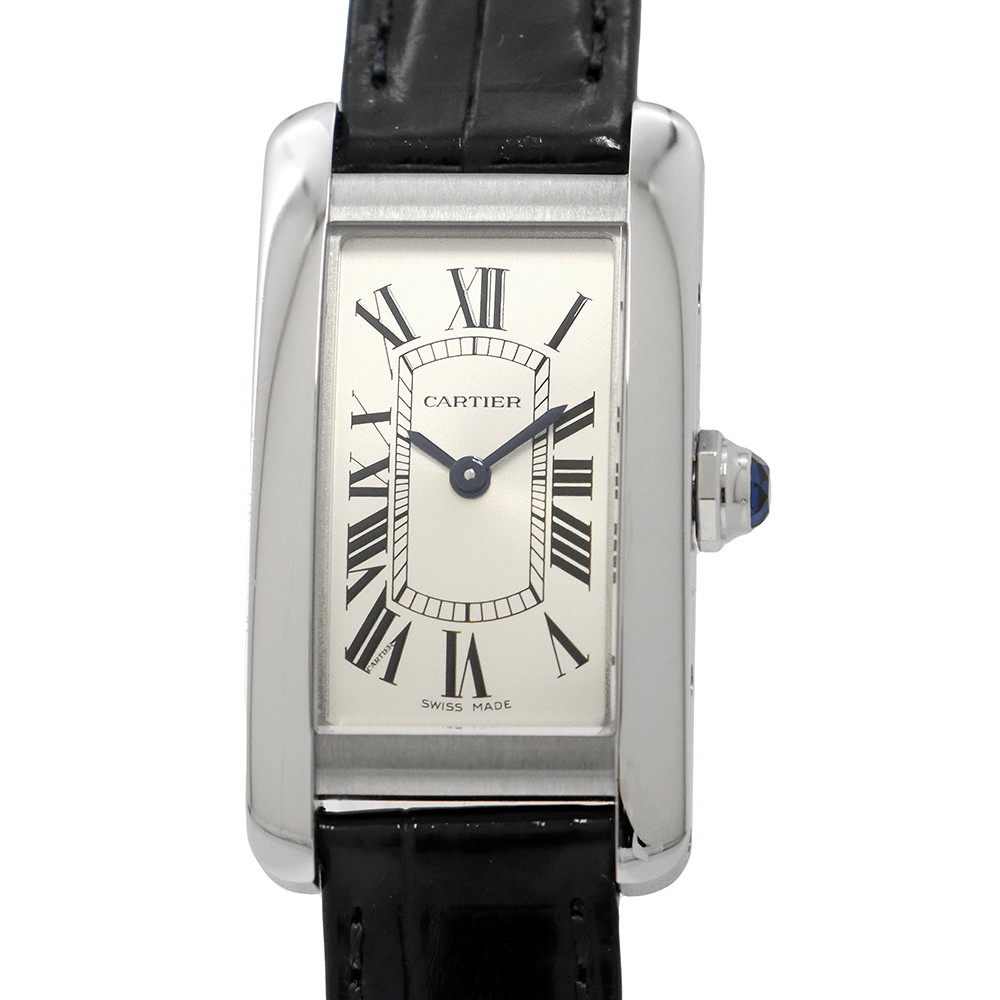 Cartier 女性用腕時計 ステンレススチール 楽天市場】カルティエ WSTA0016 タンクアメリカンSM 腕時計
