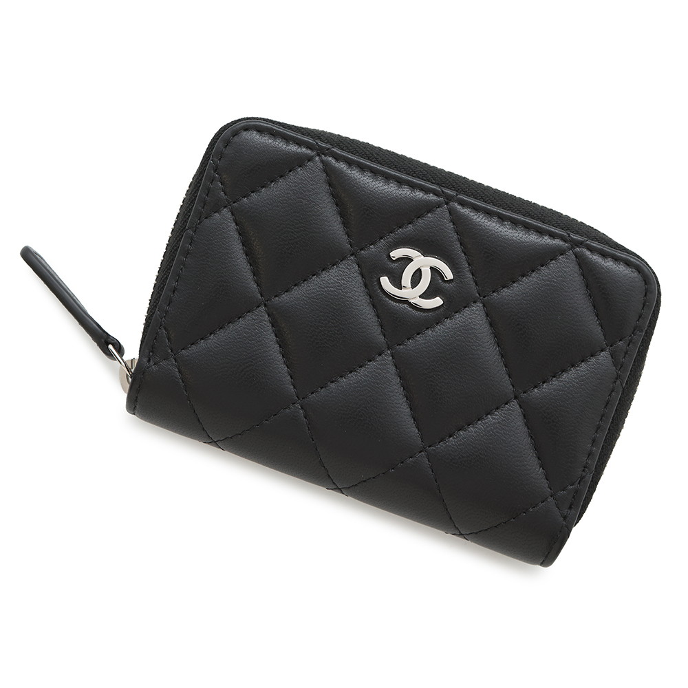 CHANEL　ココボタン　小銭入れ　コインケース　カード入れ カードもたくさん収納できる！】シャネル コインパース (CHANEL
