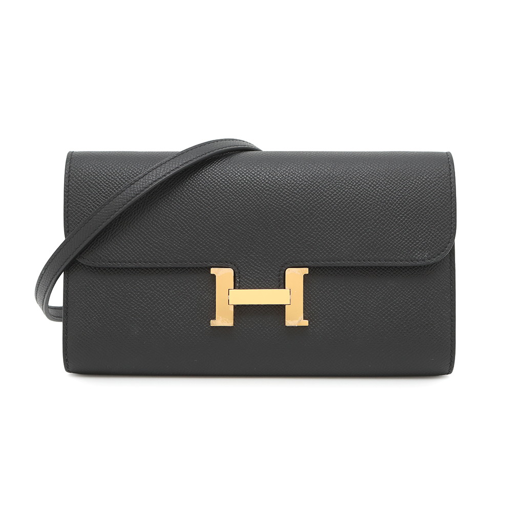 【HERMES】コンスタンスロングウォレット ローズアザレ/S金具 エルメス / HERMES コンスタンスロング トゥーゴー ショルダー