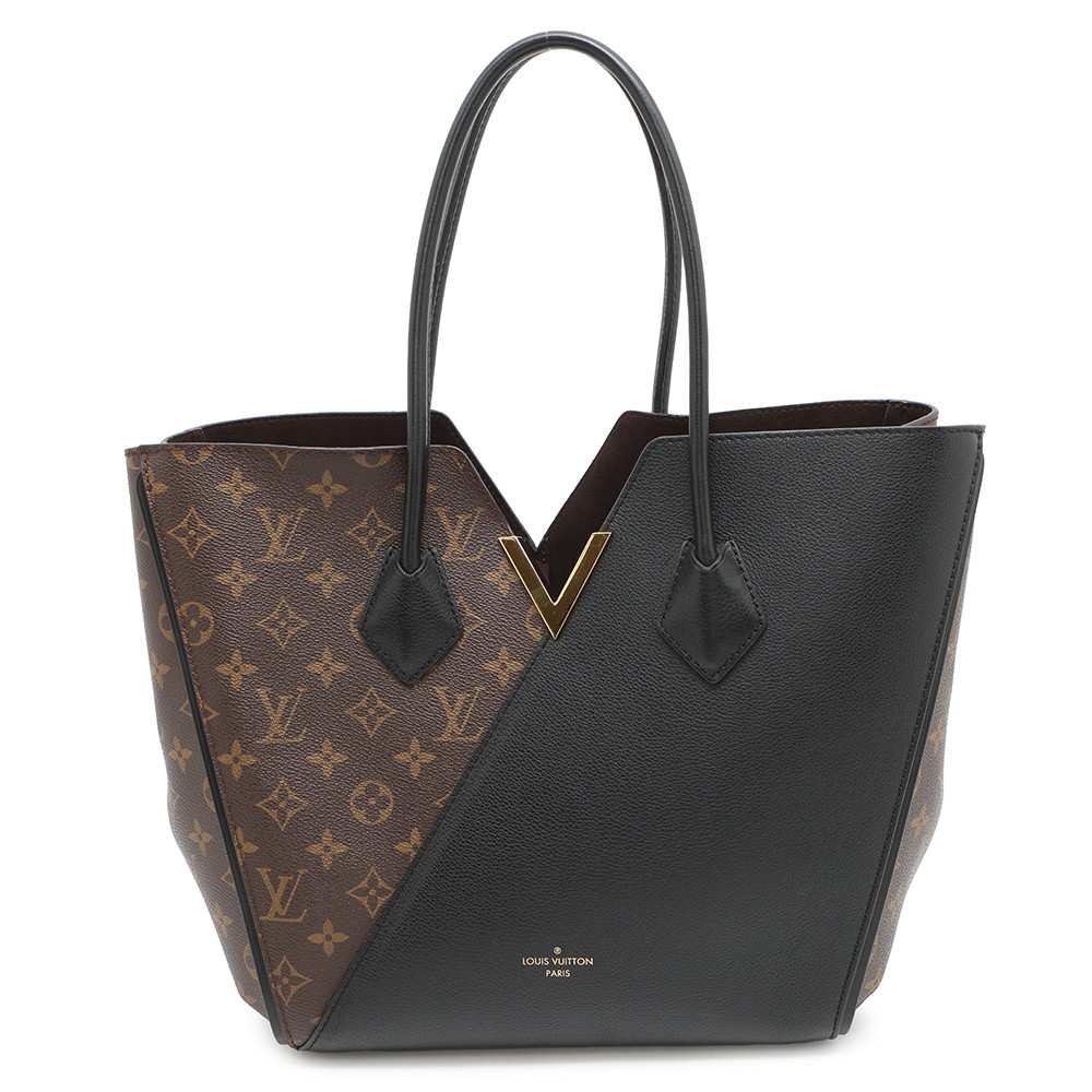 ルイ・ヴィトン トートバッグ ブラウン/レッド LOUIS VUITTON ルイヴィトン トートバッグ キモノMM ブラウン
