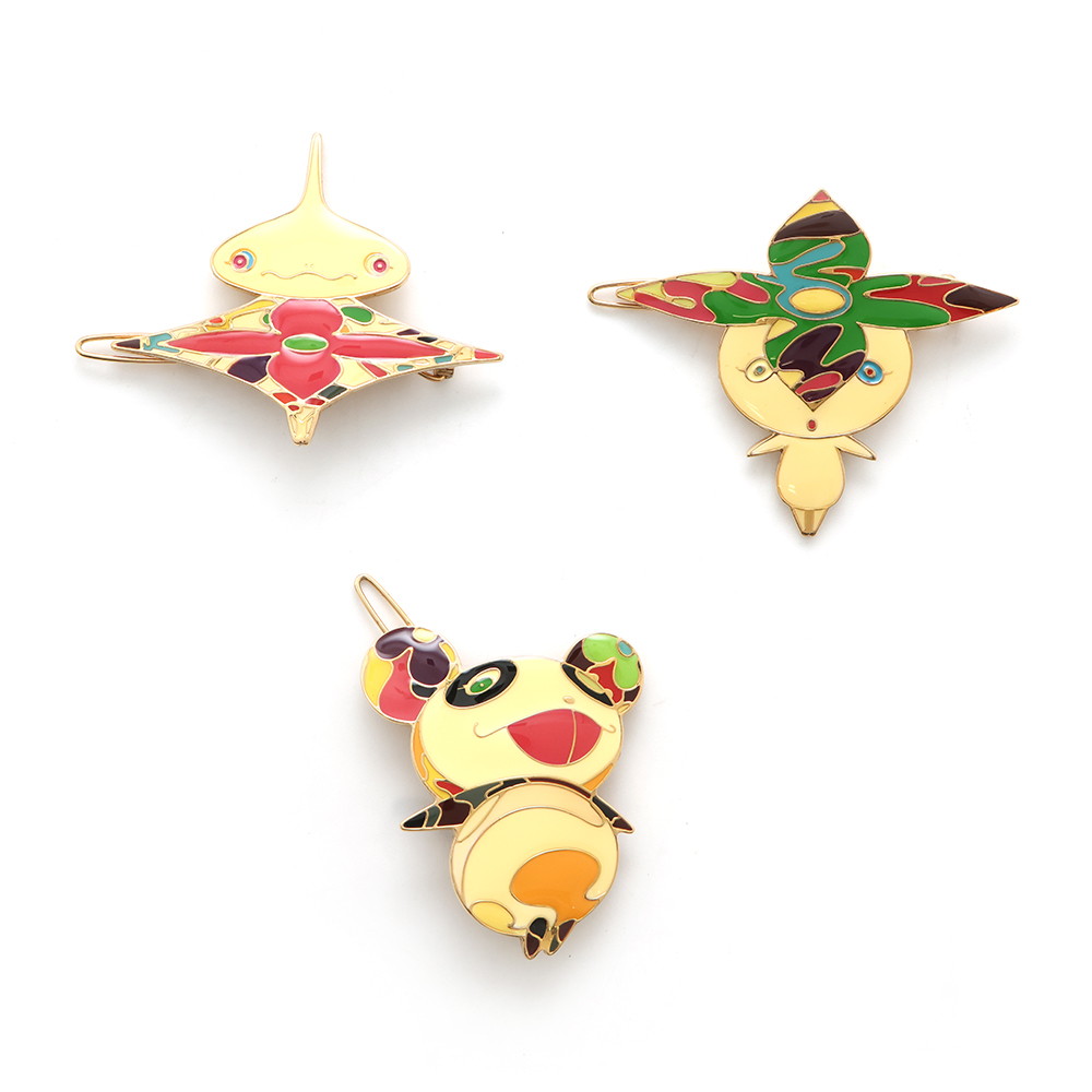 美品 ルイヴィトン ヘアピン 3本セット てんとう虫 ハート M92349 楽天