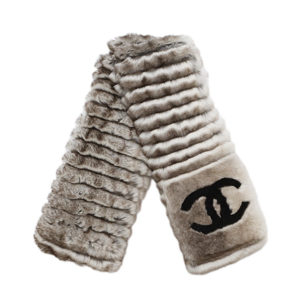 CHANEL オリラグ　マフラー 中古・古着通販】CHANEL (シャネル) オリラグファーマフラー