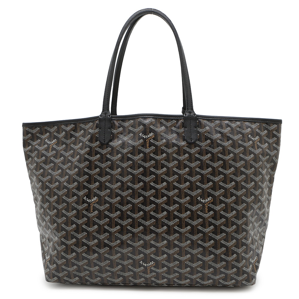 楽天市場】GOYARD/ゴヤール サンルイPM ポーチ付き トートバッグ 黒