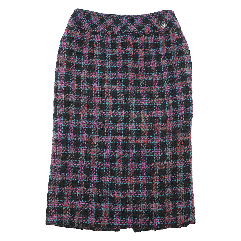 楽天市場】CHANEL シャネル ツイード スカート ウール シルク ナイロン