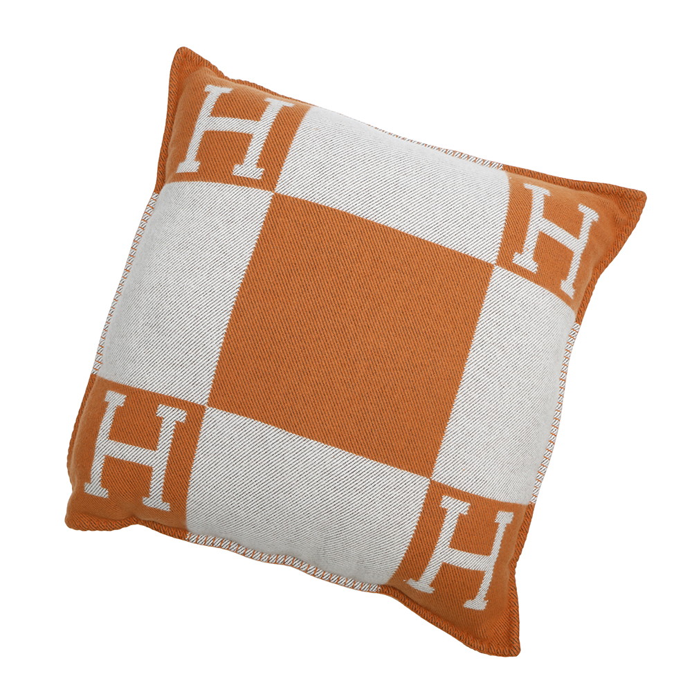 楽天市場】【未使用】HERMES エルメス クッション Hディアゴナル