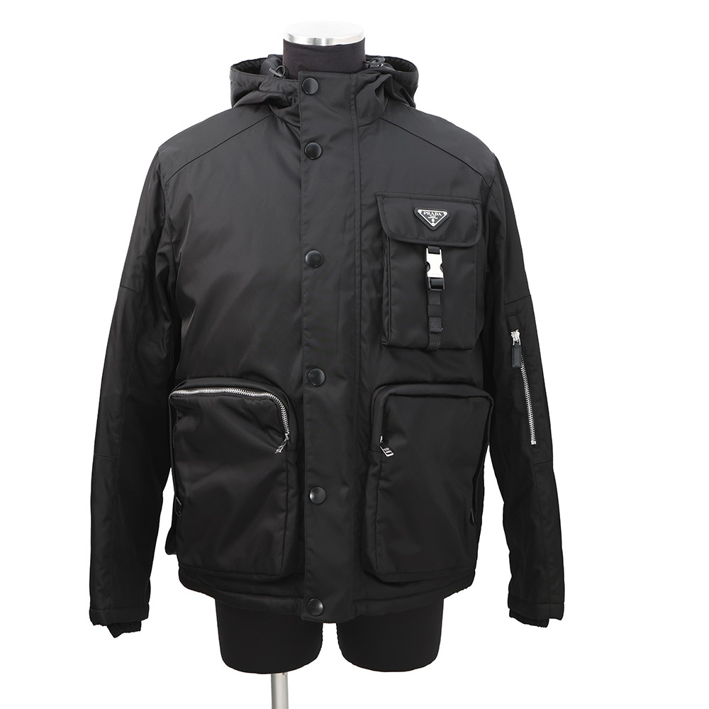 プラダジャケット 楽天市場】未使用品▽2019年製 PRADA プラダ SGM242 三角ロゴ