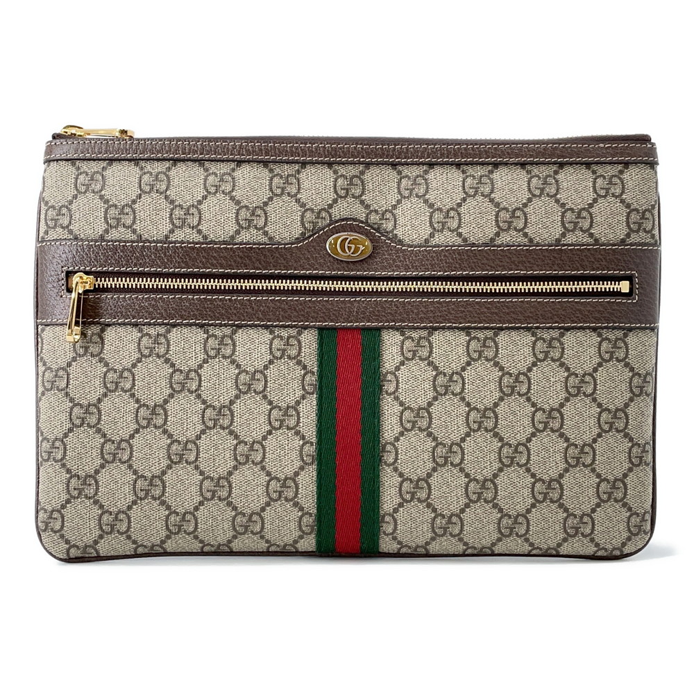 1-1473 GUCCI グッチ GGスプリーム クラッチバッグ GUCCI グッチ キングスネーク GGスプリーム クラッチバッグ