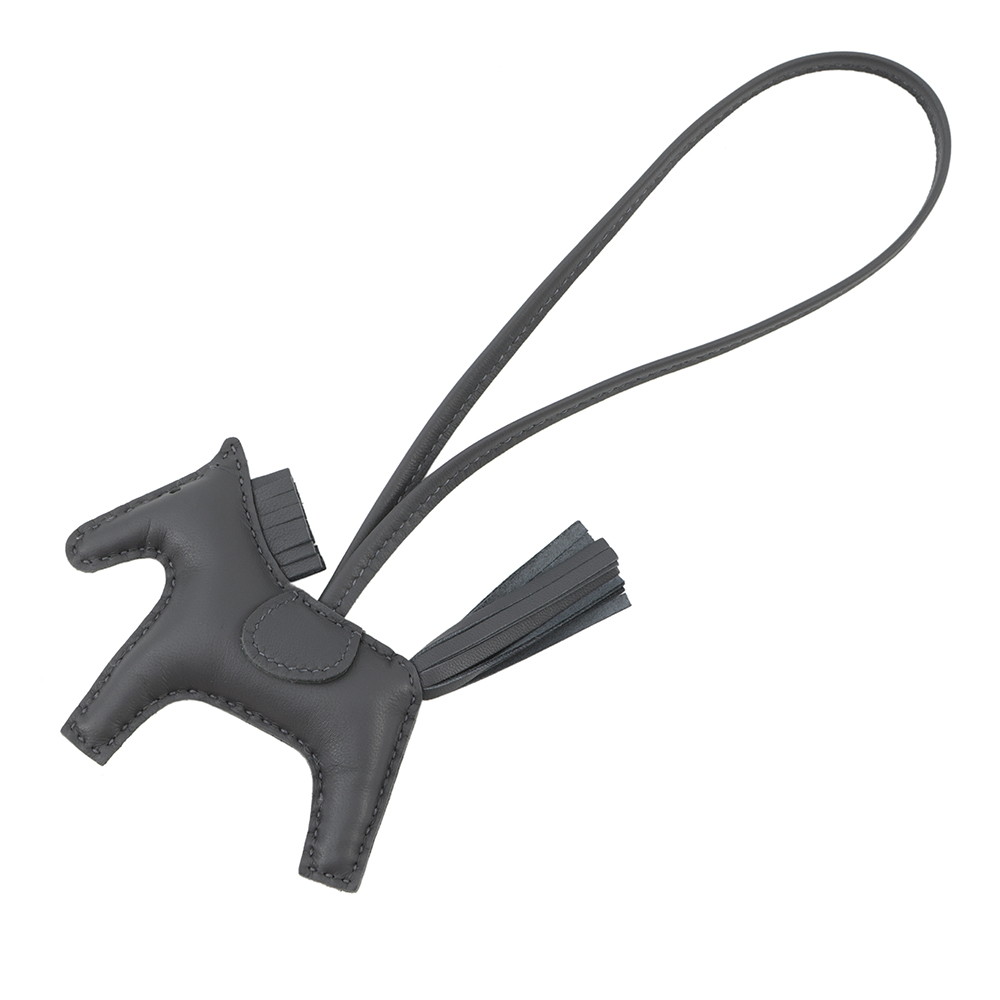 楽天市場】エルメス バッグチャーム ロデオ PM エトゥープ ラムスキン