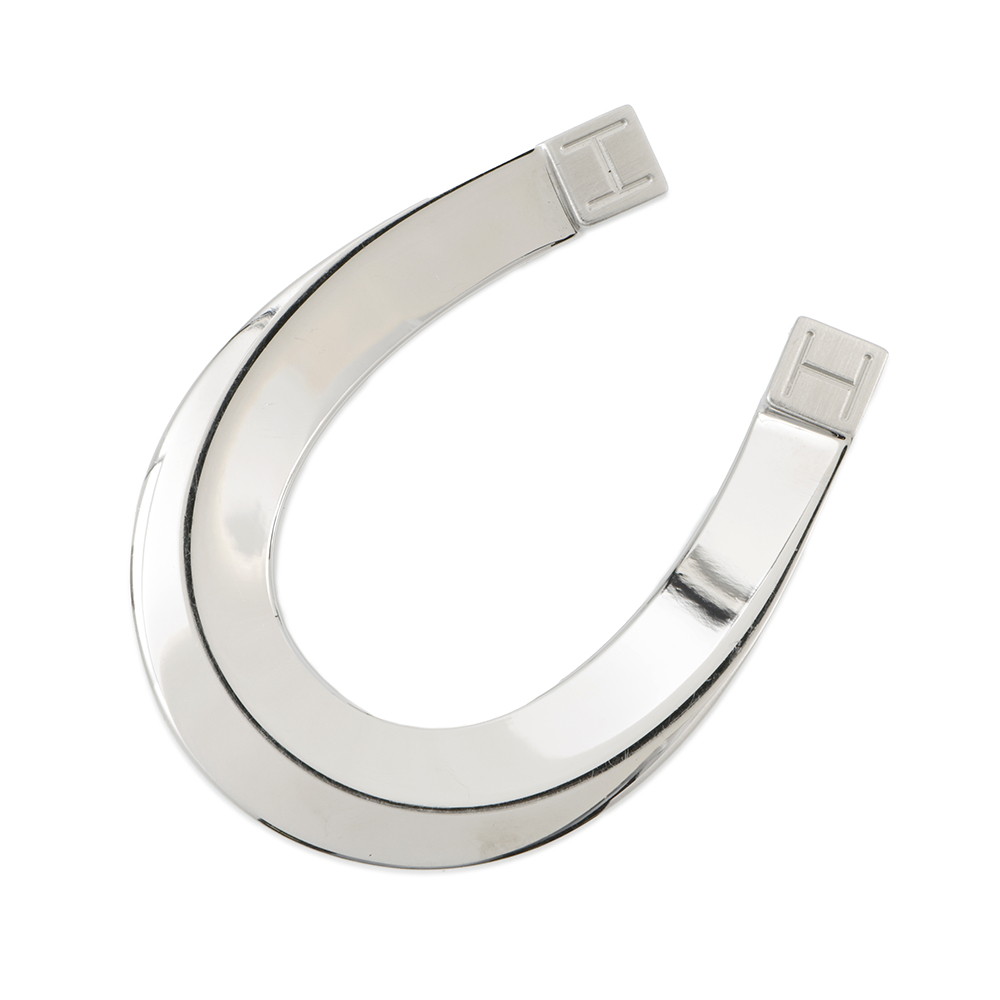 美品【HERMÈS／エルメス】メタル ホースシュー マネークリップ エルメスホースシュー マネークリップ シルバー金具 メンズ メタル