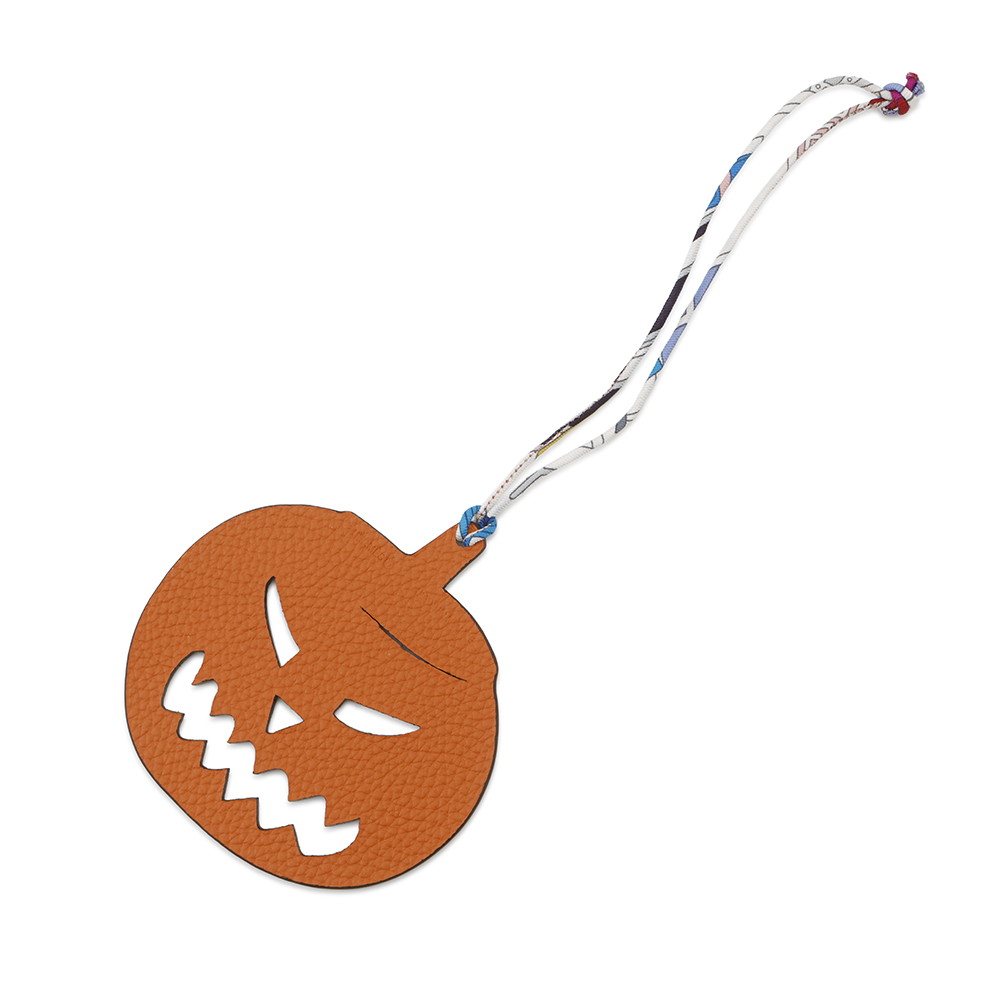 楽天市場】エルメス HERMES プティアッシュ バッグチャーム パンプキン