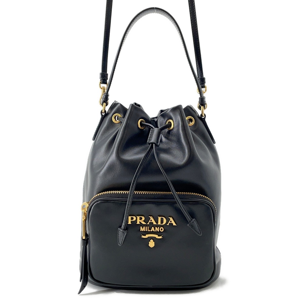 楽天市場】【プラダ】Prada RETE TESSUTO レザー メッシュ 巾着