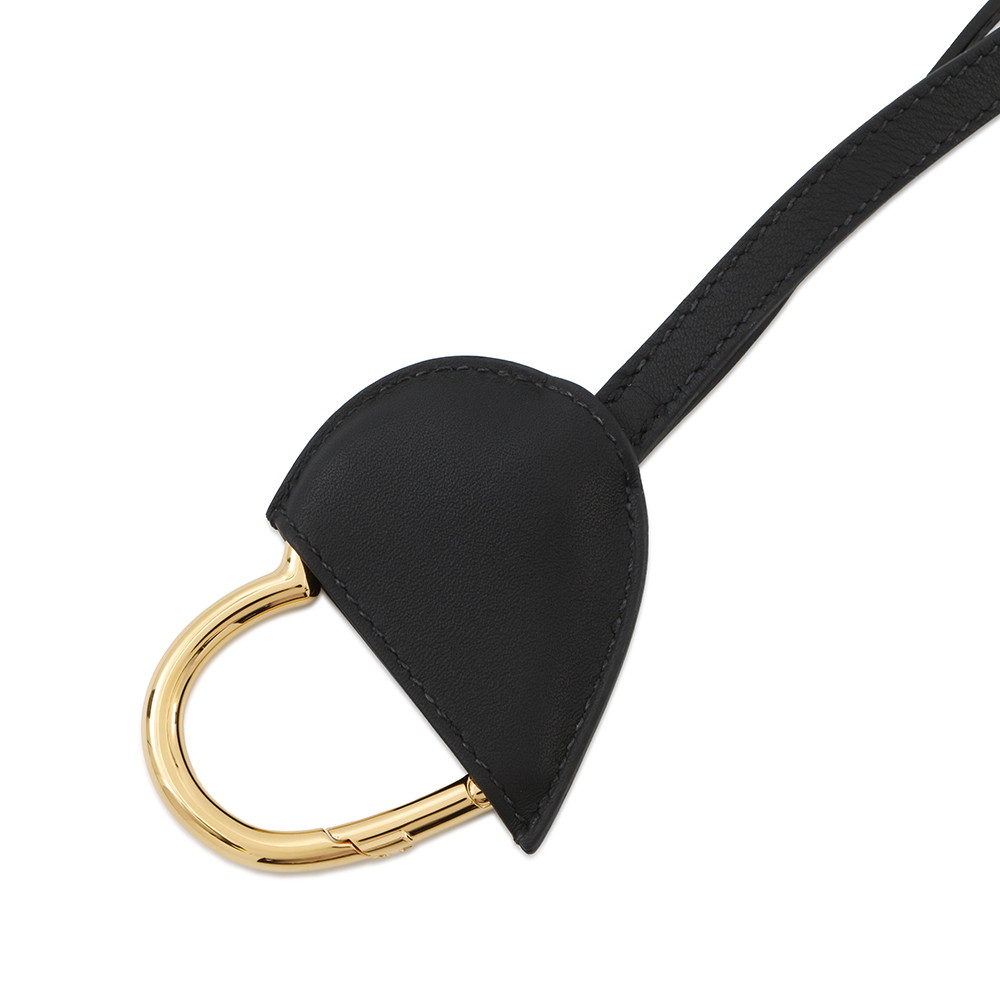 HERMES キーリング クロシェット ネックストラップ レザー エルメス キーリング クロシェット ネックストラップ レザー