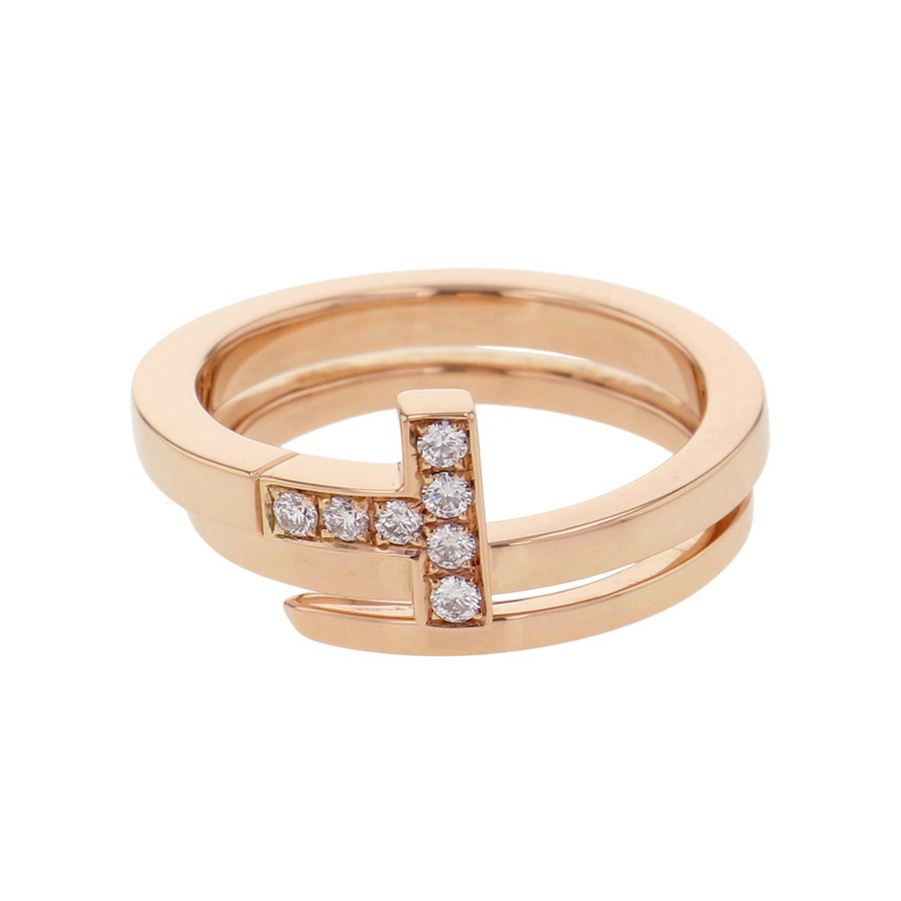 楽天市場】ティファニー Tiffany & Co. リング Tスクエア ラップ K18PG