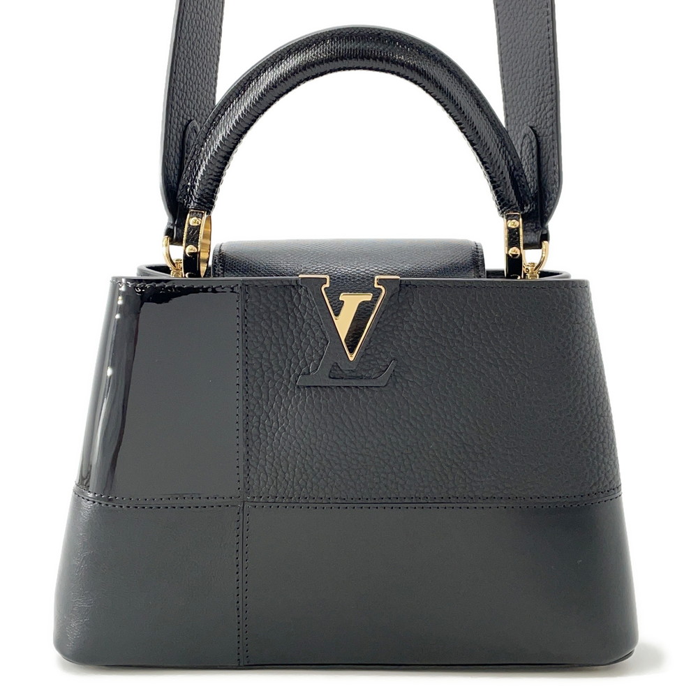 ルイヴィトン ハンドバッグ エナメル/レザー カプシーヌBB M59269 LOUIS VUITTON 2wayショルダーバッグ 【安心保証】 【中古】 ルイヴィトン バッグ レディース LOUIS VUITTON BAG