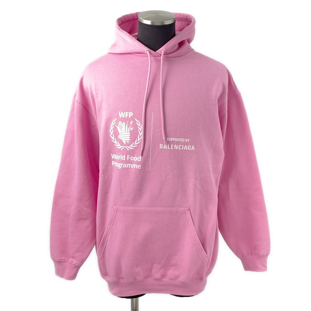 バレンシアガ パーカー WFP ロゴ フーディ サイズXS 570792 BALENCIAGA トップス ユニセックス 裏起毛 【安心保証】 【中古】 バレンシアガ トップス ユニセックス BALENCIAGA