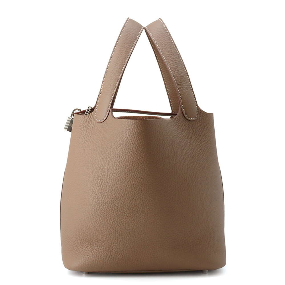 楽天市場】エルメス ハンドバッグ ピコタンロックMM エトゥープ