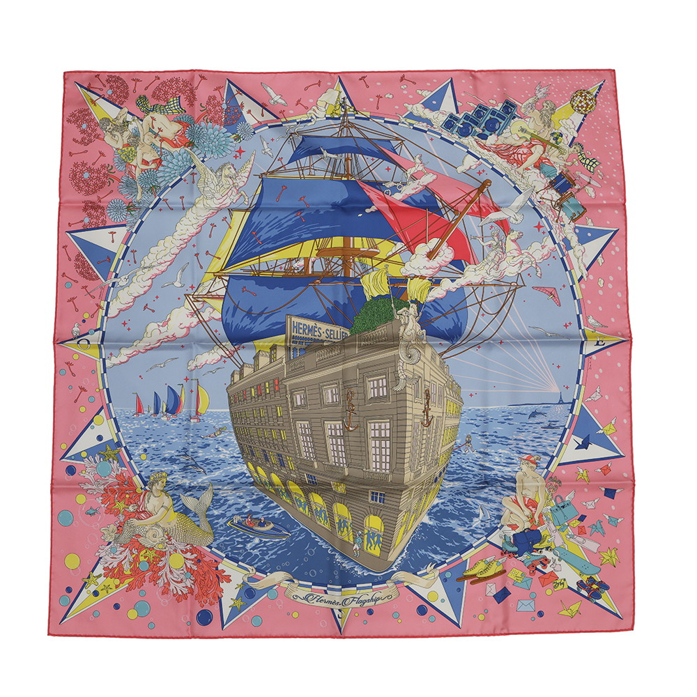 楽天市場】エルメス スカーフ カレ55 アニマル・バンダナ ANIMAUX