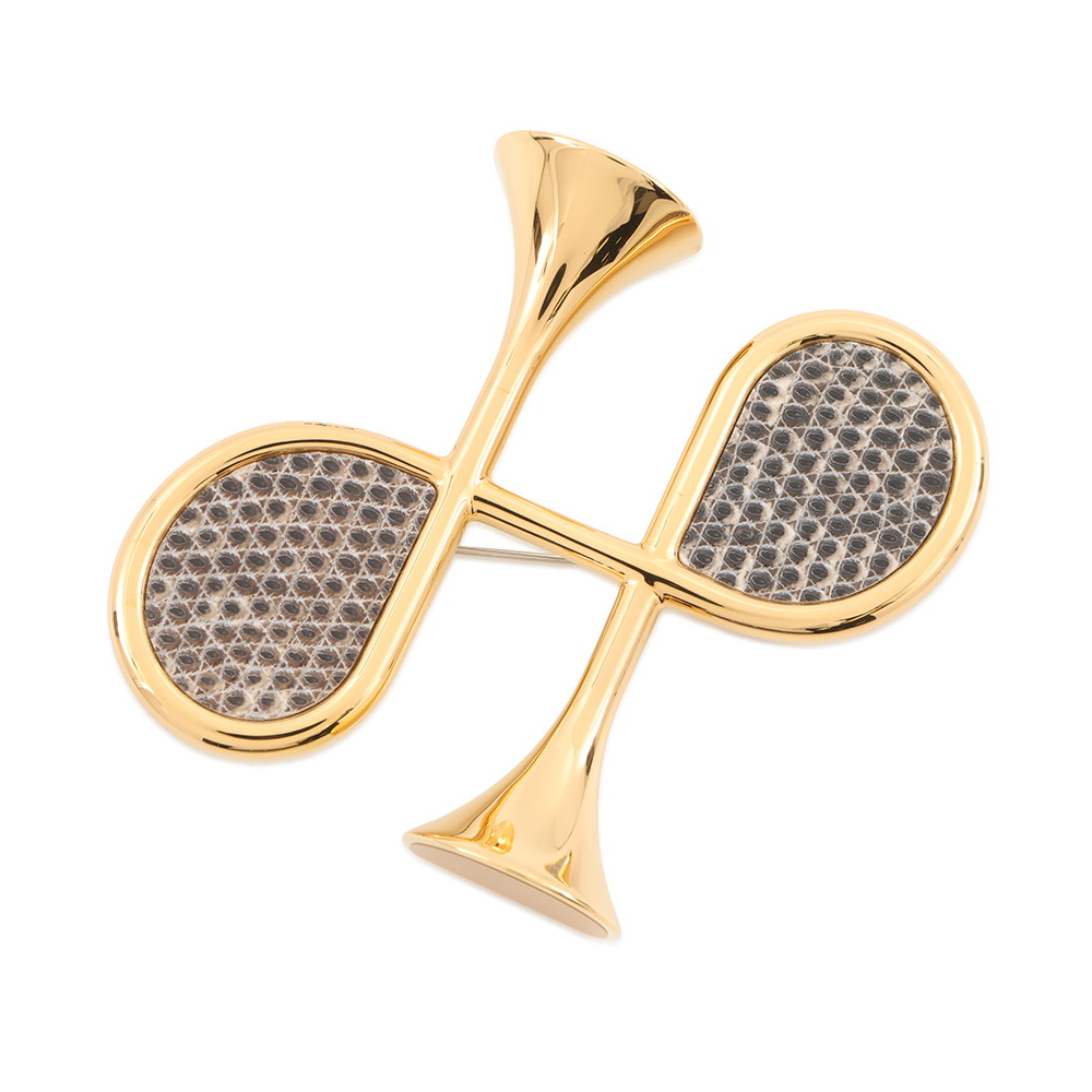 楽天市場】エルメス H スマイル ブローチ 金属製 レディース 【中古