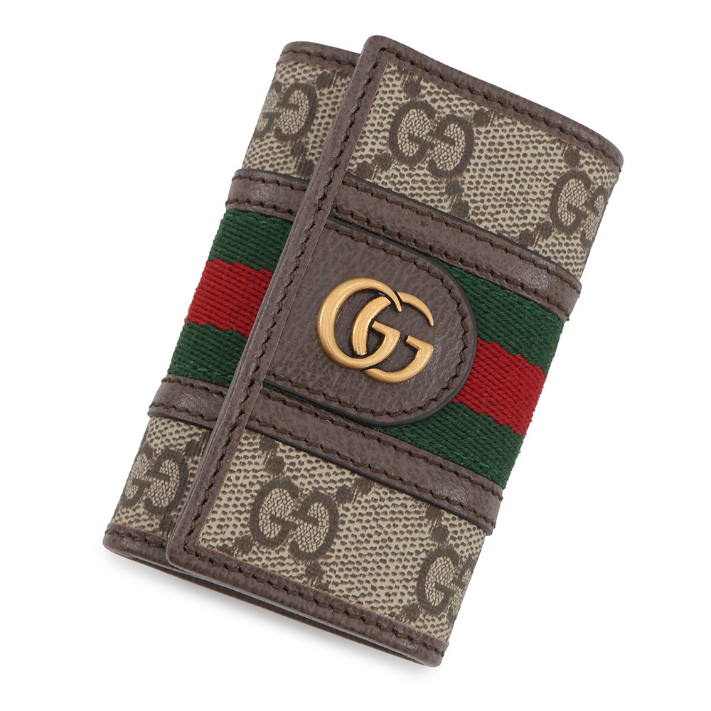 グッチ キーケース GGスプリーム 6連 PVC 603732 GUCCI 【中古】 グッチ キーケース GUCCI