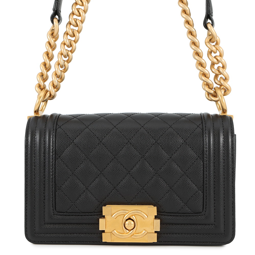 CHANELショルダーバッグ CHANEL ブラックレザー ショルダーバッグ