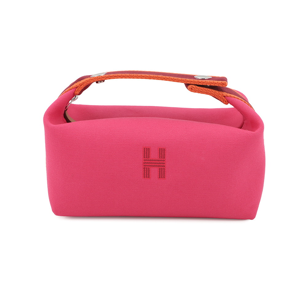 エルメス ポーチ ブリッド・ア・ブラックPM ハイビスカス/シルバー金具 キャンバス HERMES バッグ 小物入れ 【安心保証】 【中古】 エルメス ポーチ エルメス HERMES