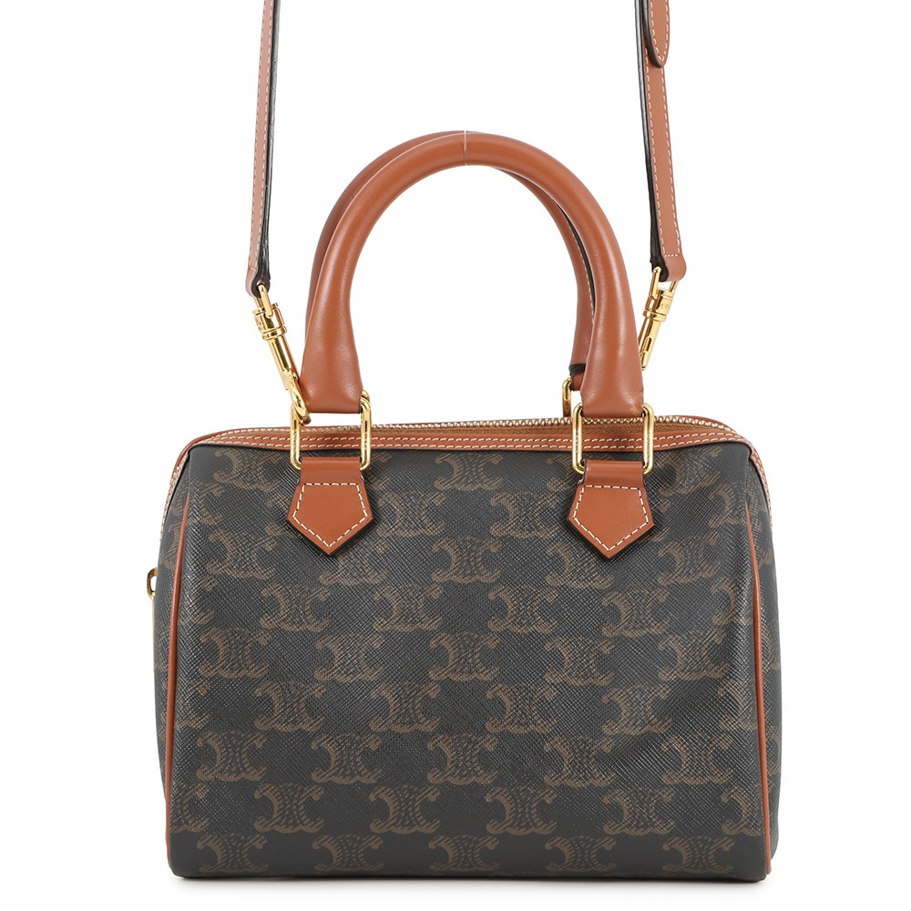 楽天市場】CELINE セリーヌ ハンドバッグ Cuir Small Boston Triomphe