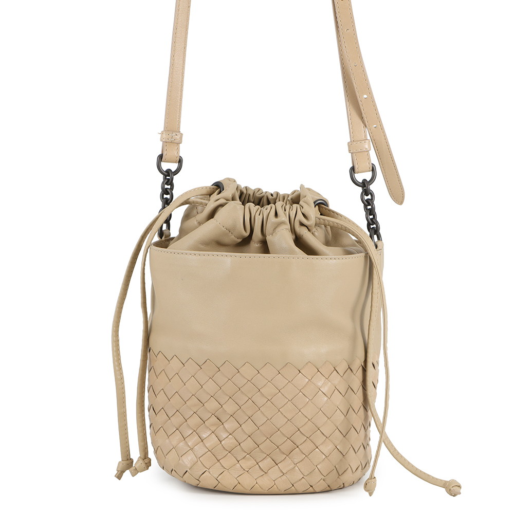 ボッテガヴェネタ ショルダーバッグ イントレチャート 巾着バッグ BOTTEGA VENETA 【安心保証】 【中古】 ボッテガヴェネタ バッグ BOTTEGA VENETA BAG