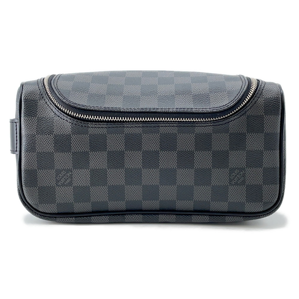 ルイヴィトン ポーチ ダミエ・グラフィット トワレ・ポーチ N47625 LOUIS VUITTON ヴィトン バッグ ブラック 黒 ノワール 【安心保証】 【中古】 ルイ・ヴィトン ダミエ バッグ LOUIS VUITTON 55,740円