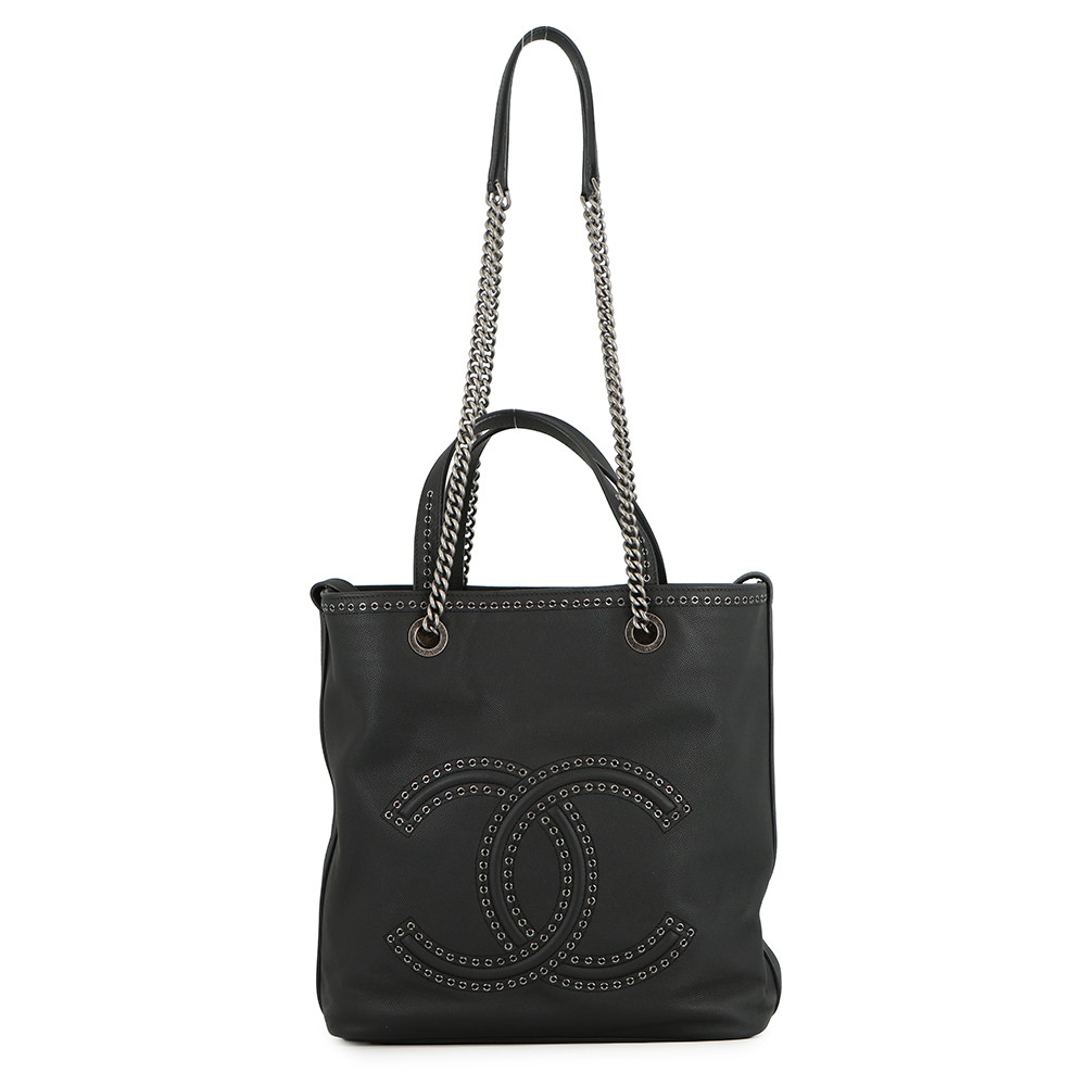 シャネル トートバッグ ココマーク カヴァ AS0448 CHANEL 黒 2way 【安心保証】 【中古】 シャネル バッグ レディース CHANEL BAG 247,350円