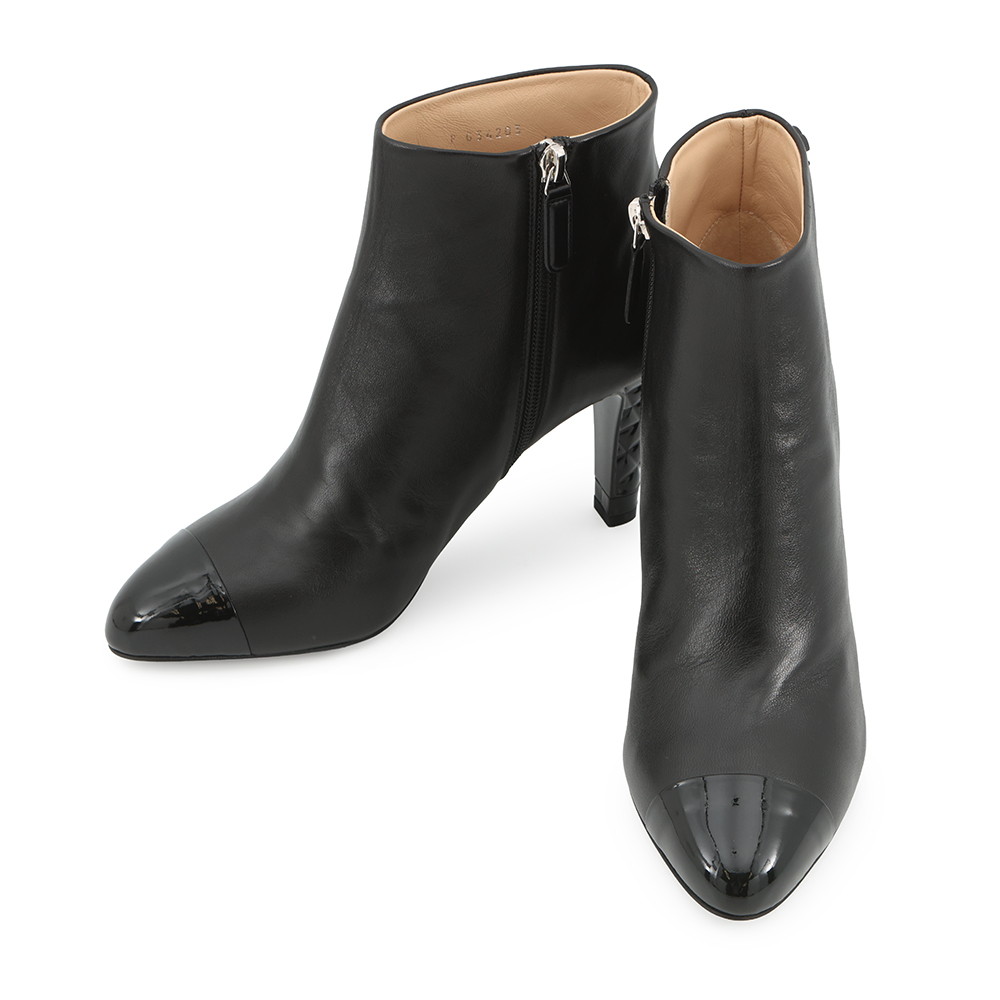 楽天市場】シャネル【CHANEL】ココマーク ショートブーツ マトラッセ