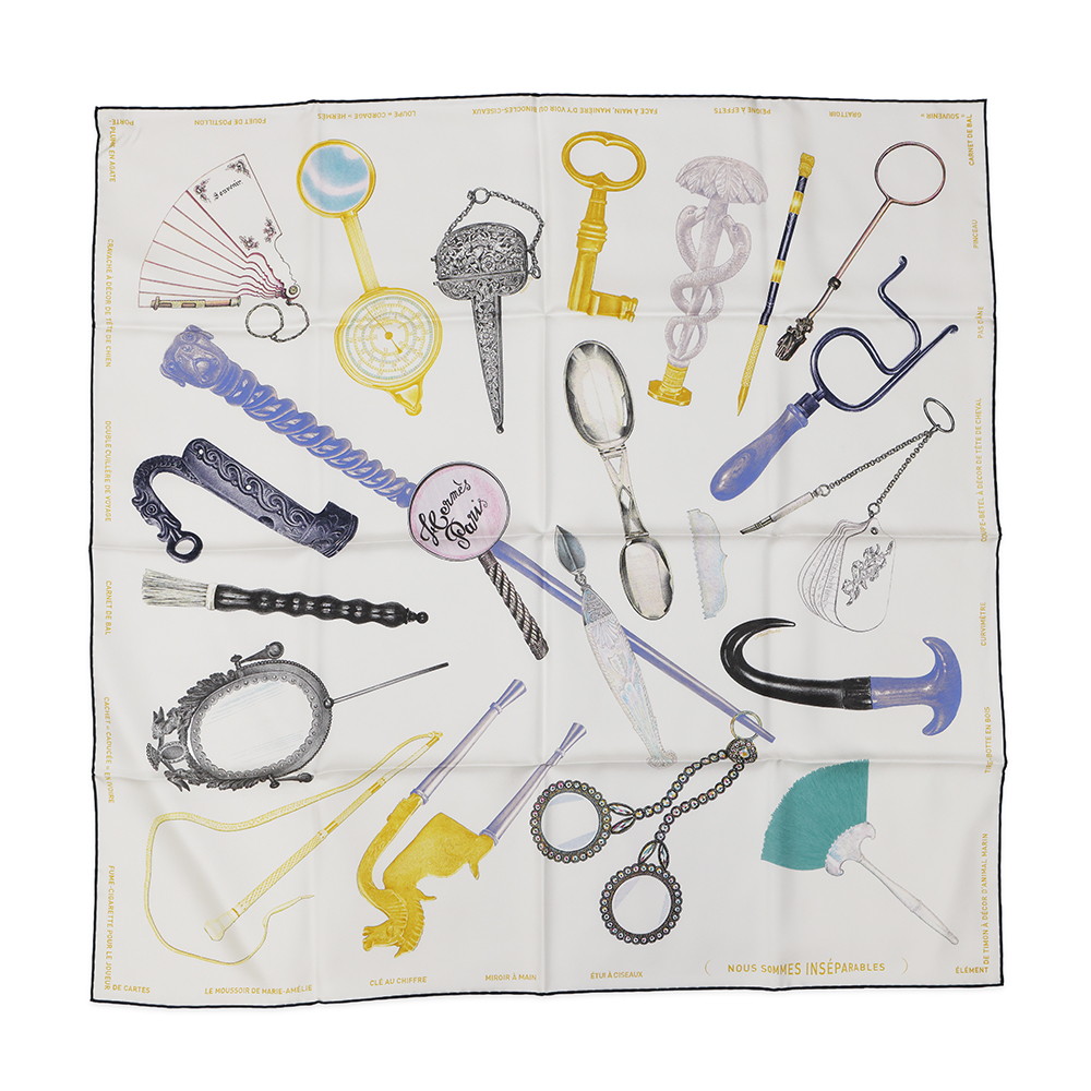 エルメス スカーフ カレ90 いつも一緒 Nous Sommes Inseparables HERMES 2024年秋冬 エルメス スカーフ エルメス カレ HERMES SCARF