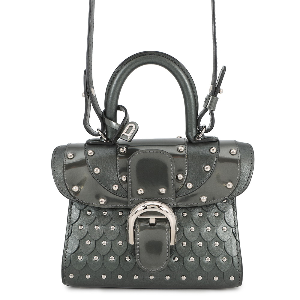 デルヴォー ハンドバッグ ブリヨン アイロン・シールド マイクロ パテント AA0434ARC080KPA Delvaux 2way アウトレット品 【安心保証】 【中古】 デルヴォー バッグ Delvaux BAG