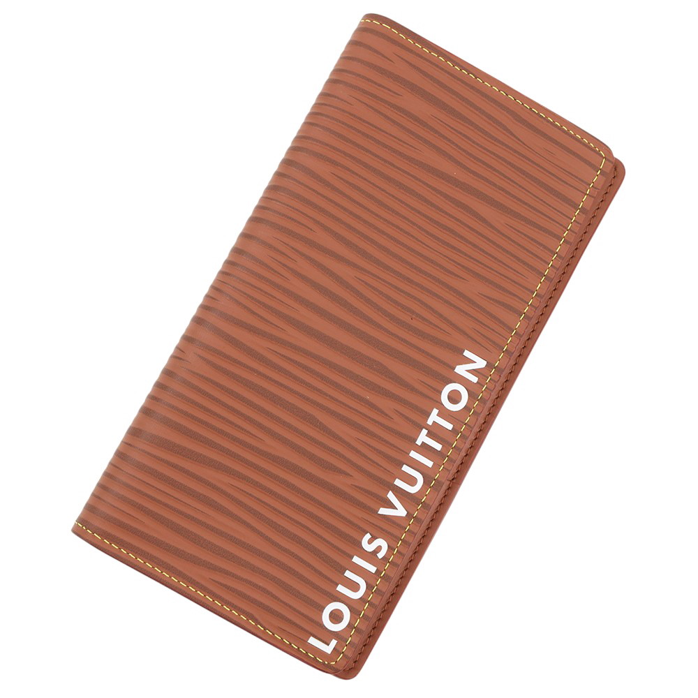 ルイヴィトン 長財布 エピ ポルトフォイユ・ブラザ NM M82631 LOUIS VUITTON ブラウン 2023秋冬 【中古】 ルイ・ヴィトン エピ 財布 メンズ LOUIS VUITTON WALLET
