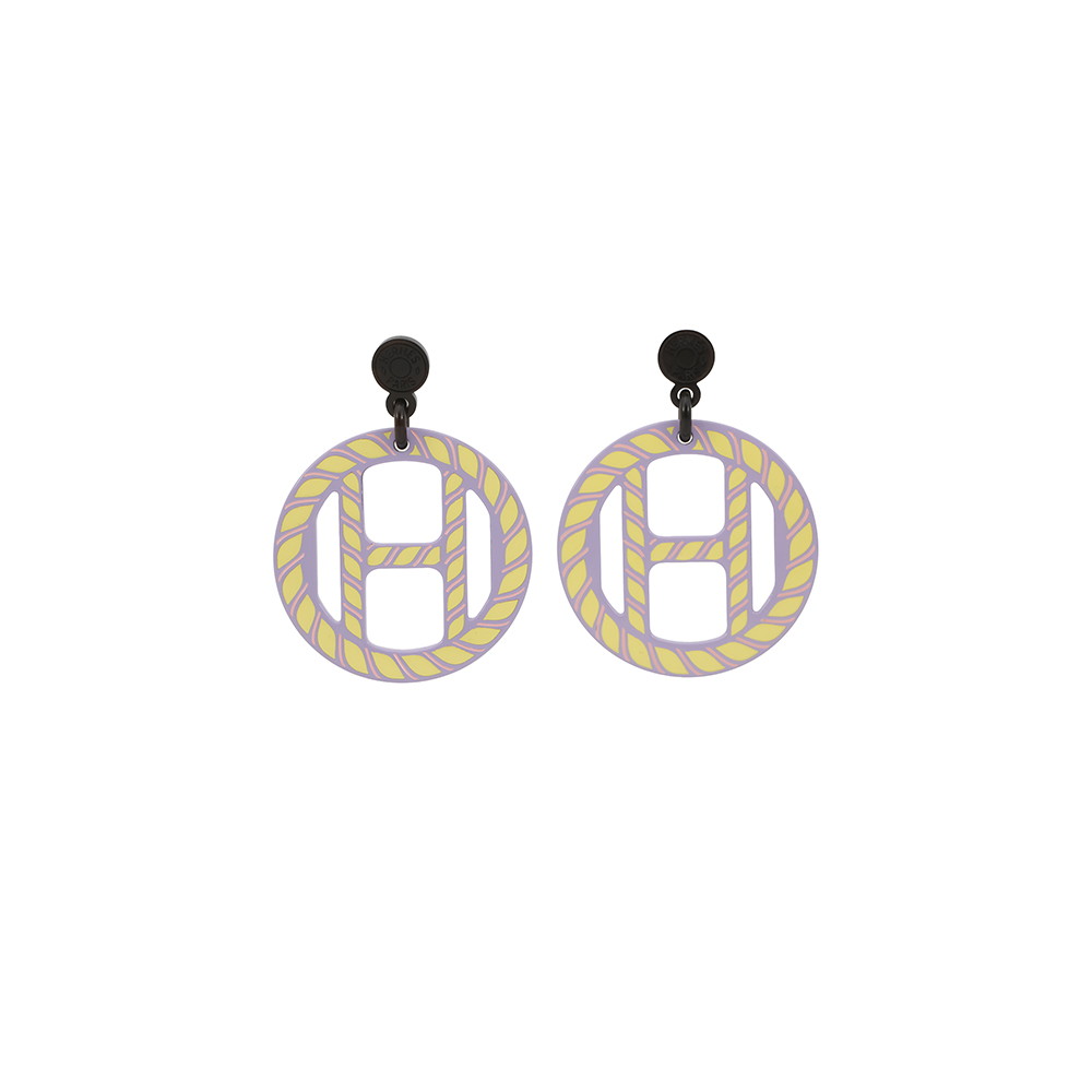 エルメス ピアス Hエキップ ノーティック バッファローホーン HERMES アクセサリー 【安心保証】 【中古】 エルメス アクセサリー エルメス HERMES