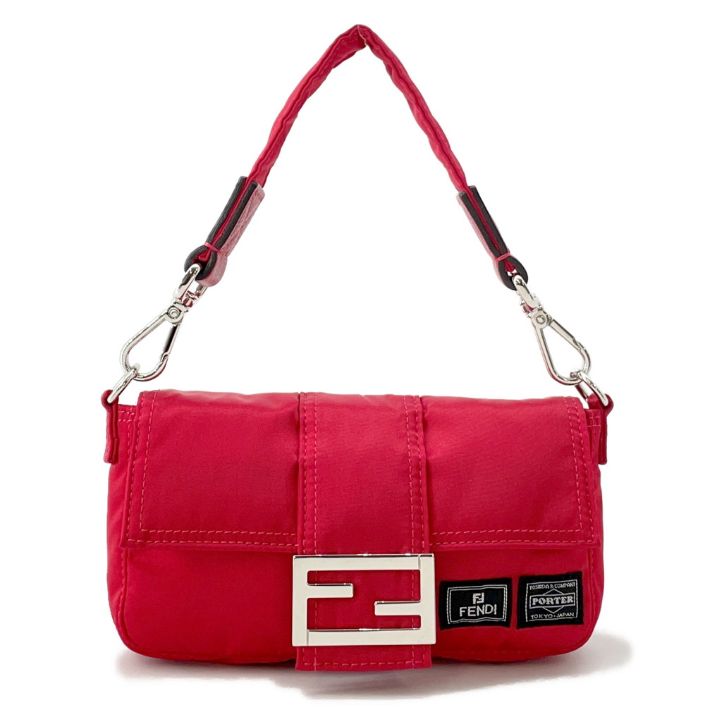 フェンディ ボディバッグ バケット ミニ ポーターコラボ ナイロン 7AS138 FENDI 2ｗayハンドバッグ 【安心保証】 【中古】 フェンディ バッグ FENDI BAG