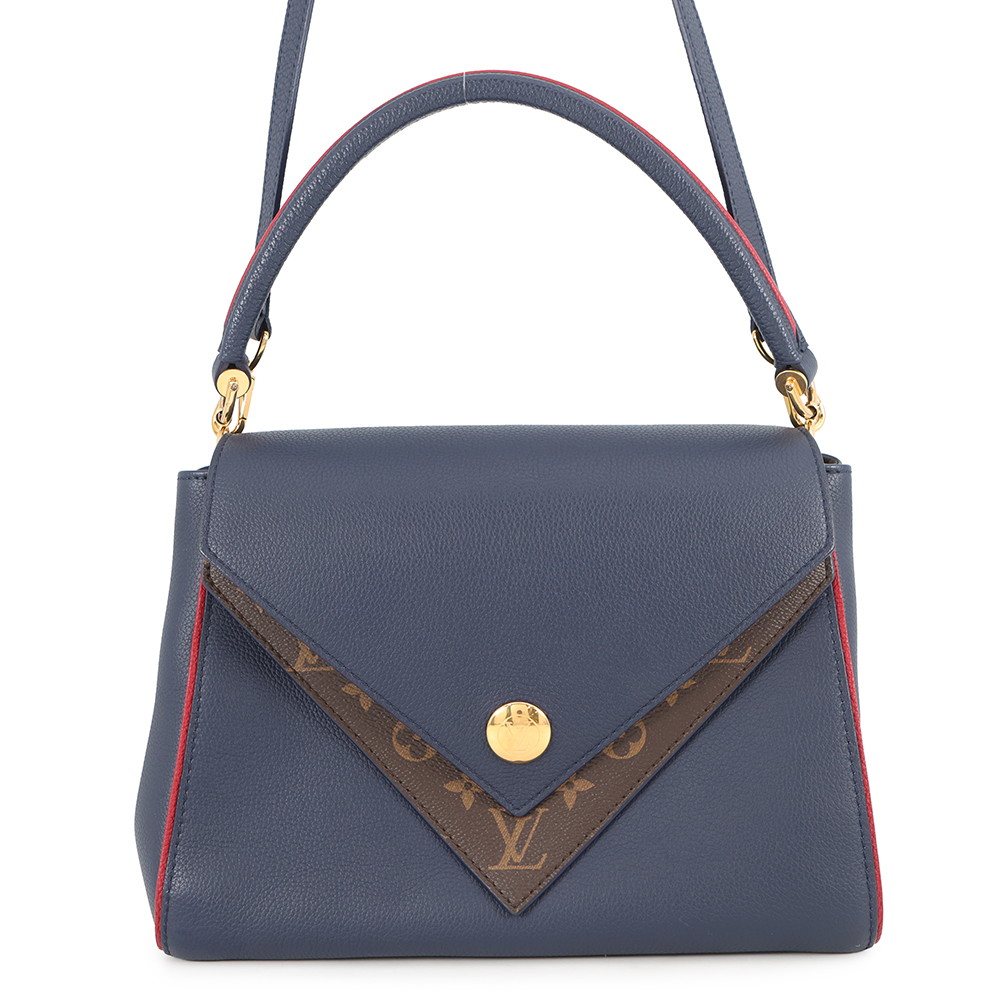 ルイヴィトン ハンドバッグ カーフレザー/モノグラム ドゥブルV M55022 LOUIS VUITTON ヴィトン バッグ 2way ショルダー 【安心保証】 【中古】 ルイ・ヴィトン モノグラム ルイ ヴィトン バッグ レディース LOUIS VUITTON BAG