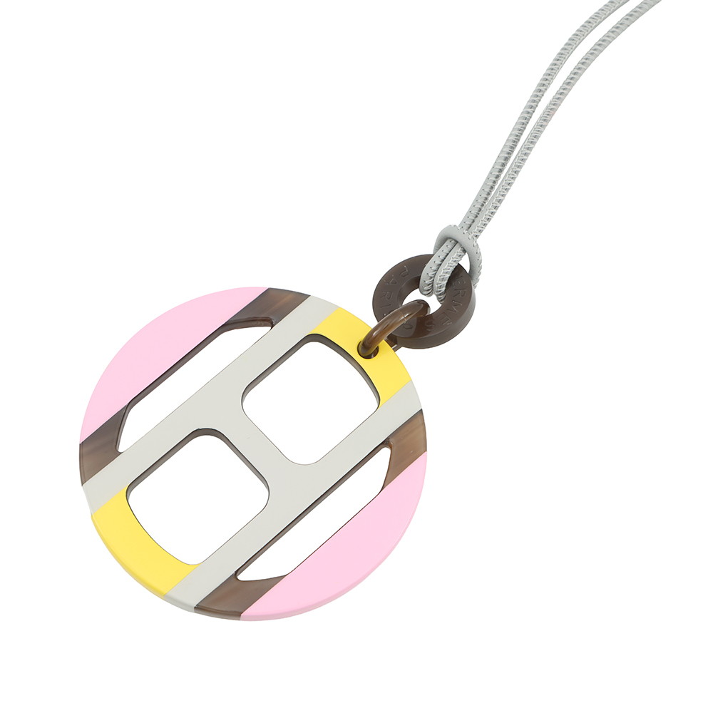 エルメス ネックレス Hエキップ Equipe バッファローホーン HERMES アクセサリー 【安心保証】 【中古】 エルメス アクセサリー エルメス HERMES NECKLACE