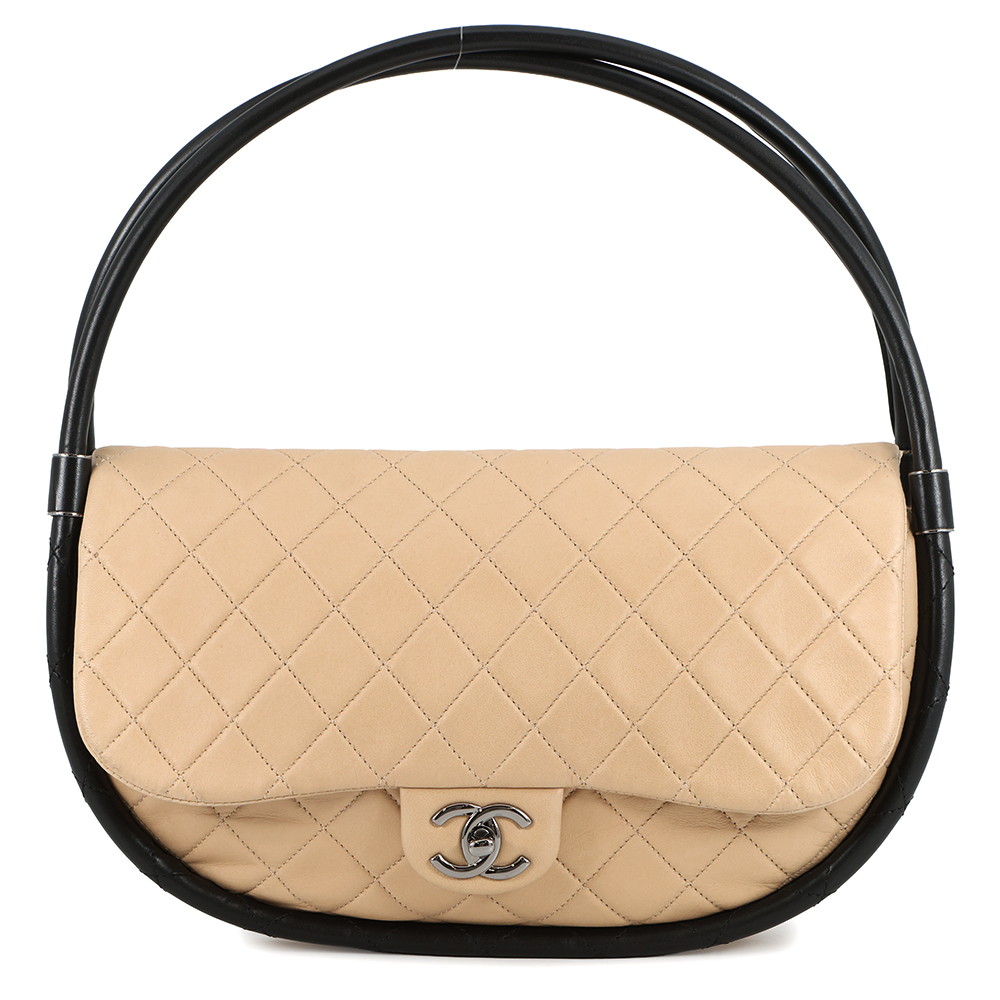 シャネル ハンドバッグ マトラッセ ココマーク フラフープ ラムスキン A66222 CHANEL バッグ 黒 【安心保証】 【中古】 シャネル バッグ レディース CHANEL BAG