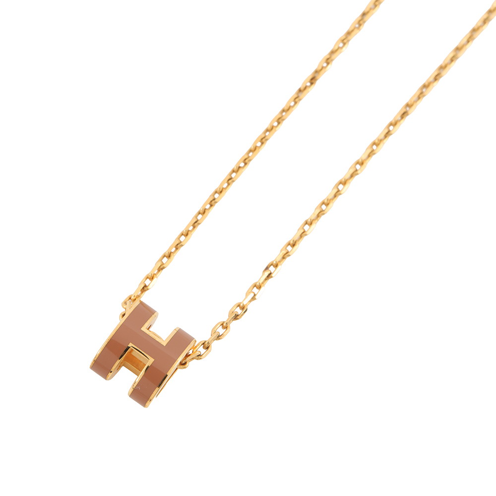 エルメス ネックレス ミニ・ポップアッシュ ニューゴールド/ゴールド金具 HERMES アクセサリー 【中古】 エルメス アクセサリー エルメス HERMES NECKLACE