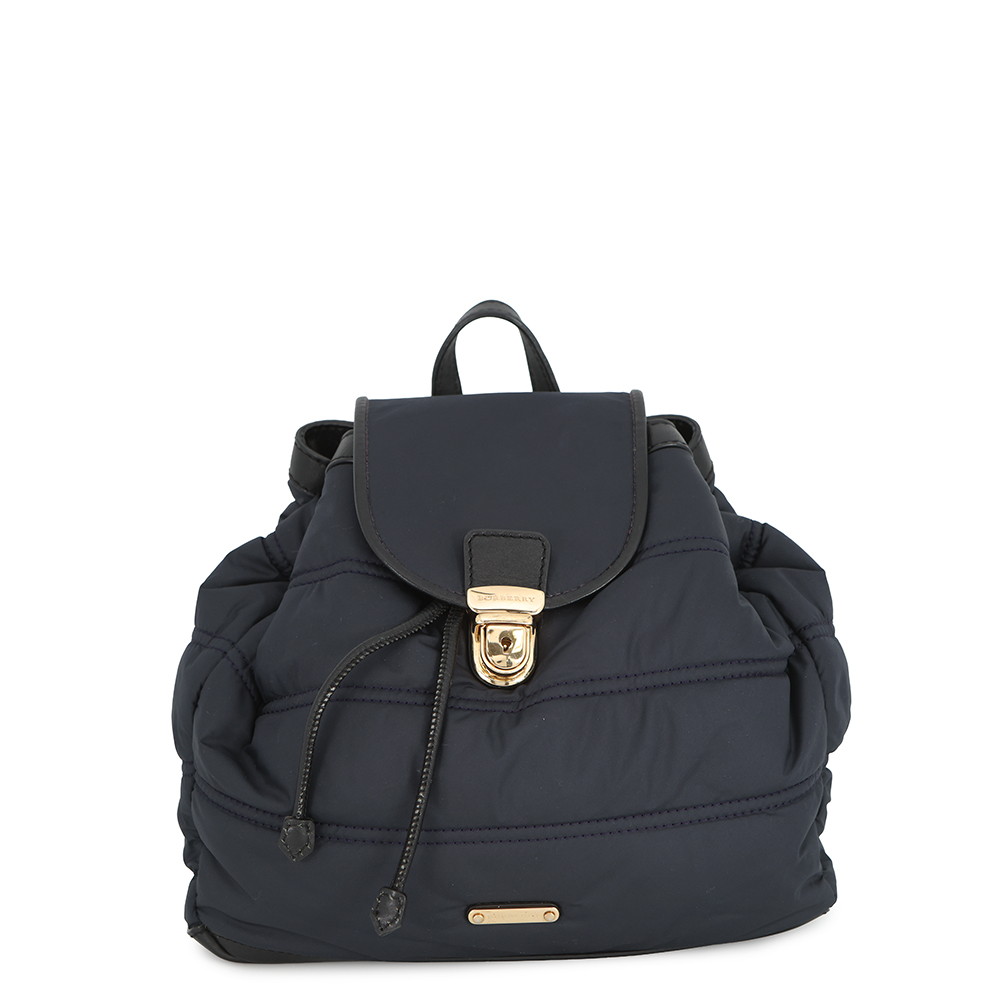 バーバリー リュック ナイロン レザー 3830888 BURBERRY バッグ バックパック 【安心保証】 【中古】 バーバリー バッグ BURBERRY BAG
